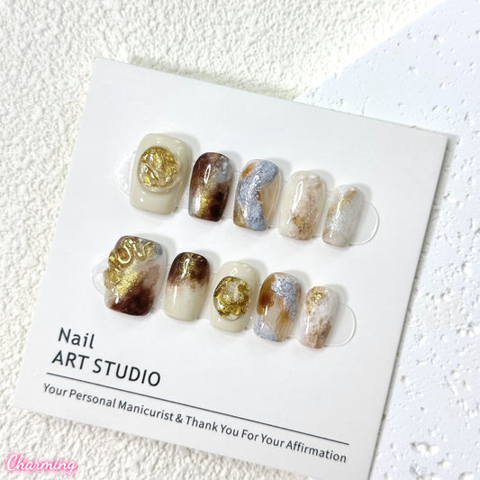 Galaxy Glow / Handmade Nails