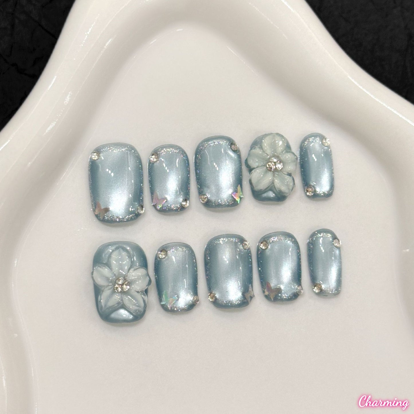 Dreamy Clear / Handmade Nails