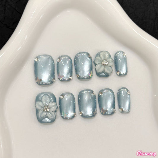 Dreamy Clear / Handmade Nails