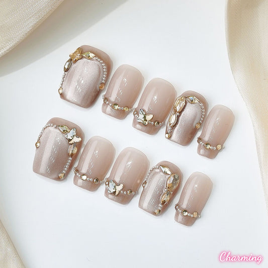 Opal Haze / Handmade Nails