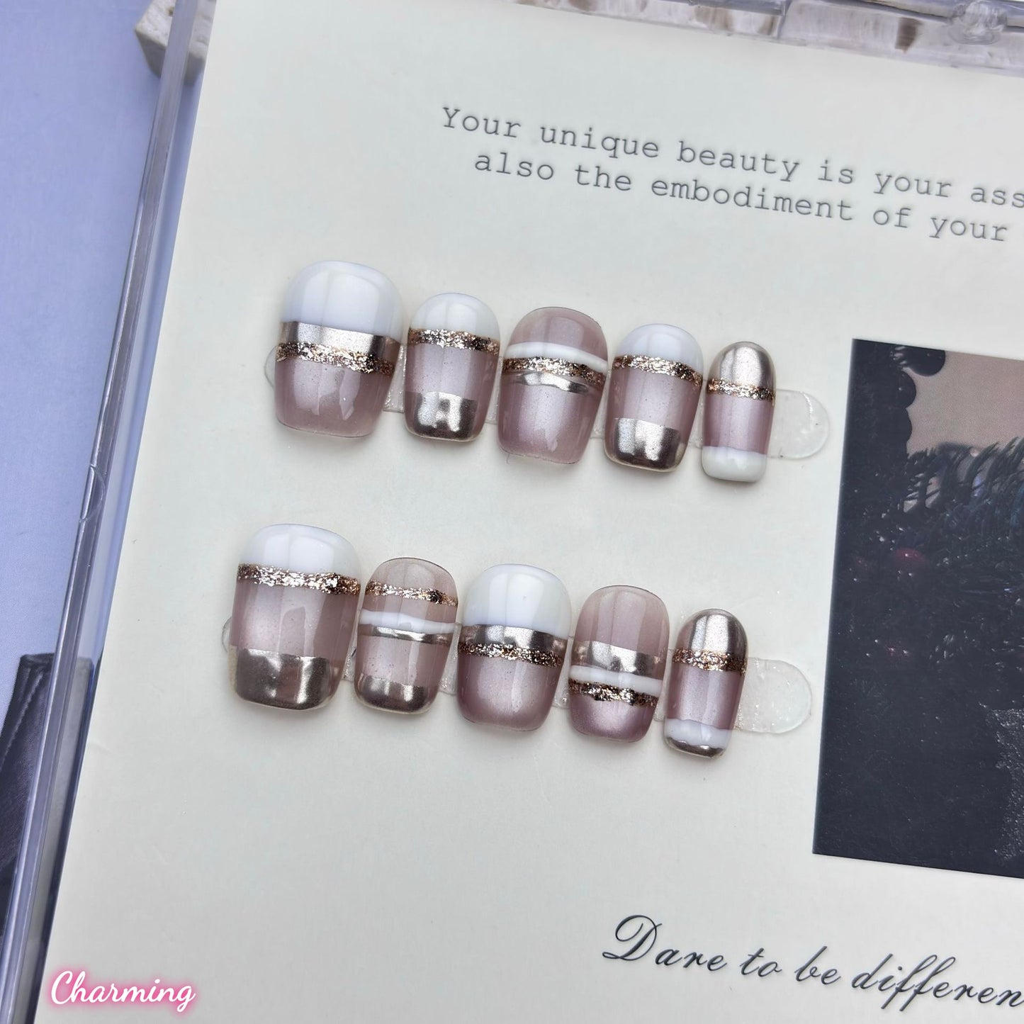 Spatial Lines / Handmade Nails