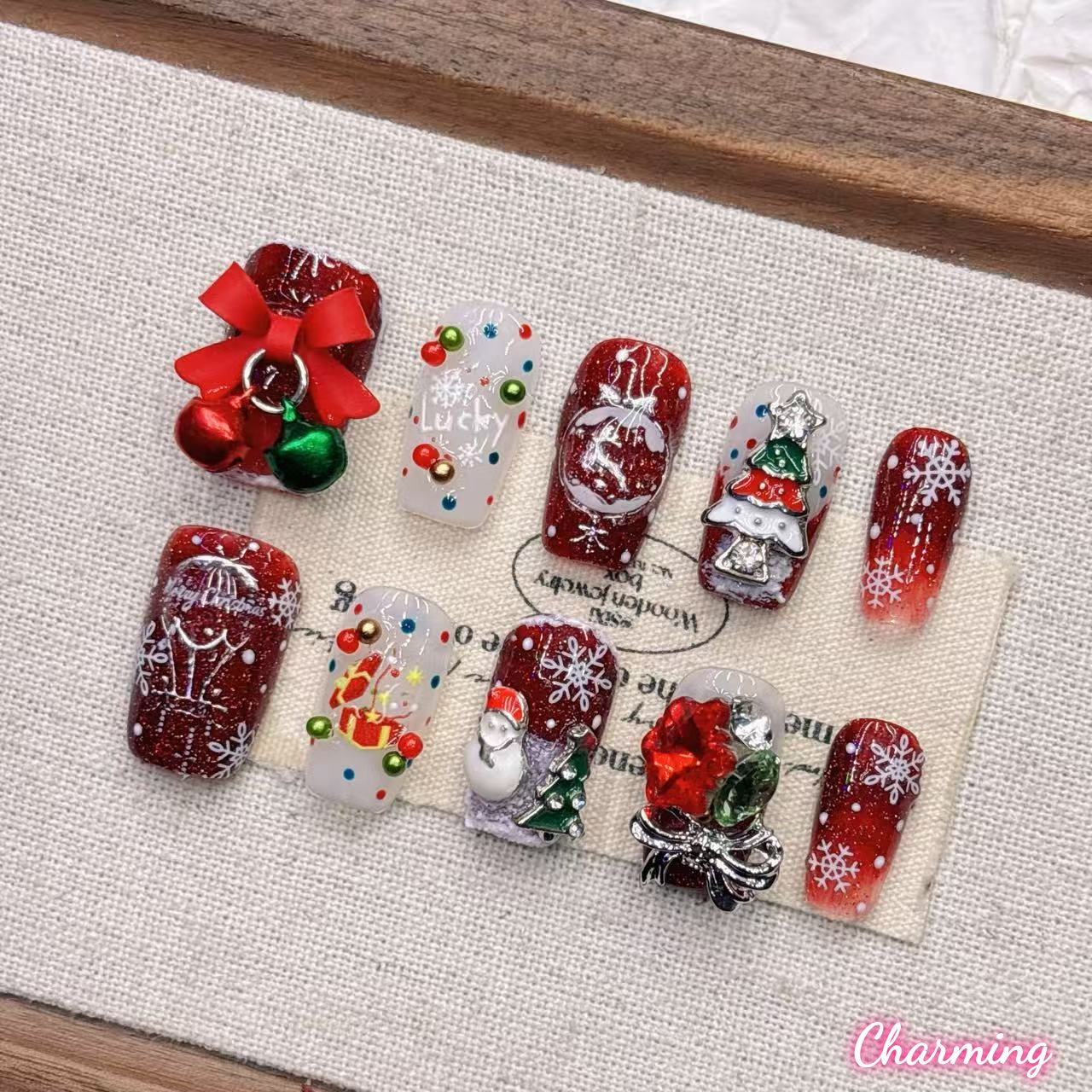 Festive Peal / Handmade Nails