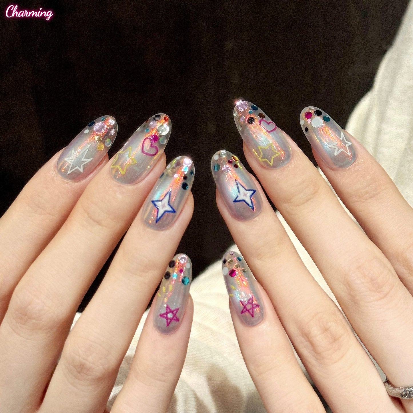 Neon Memory / Handmade Nailsems
