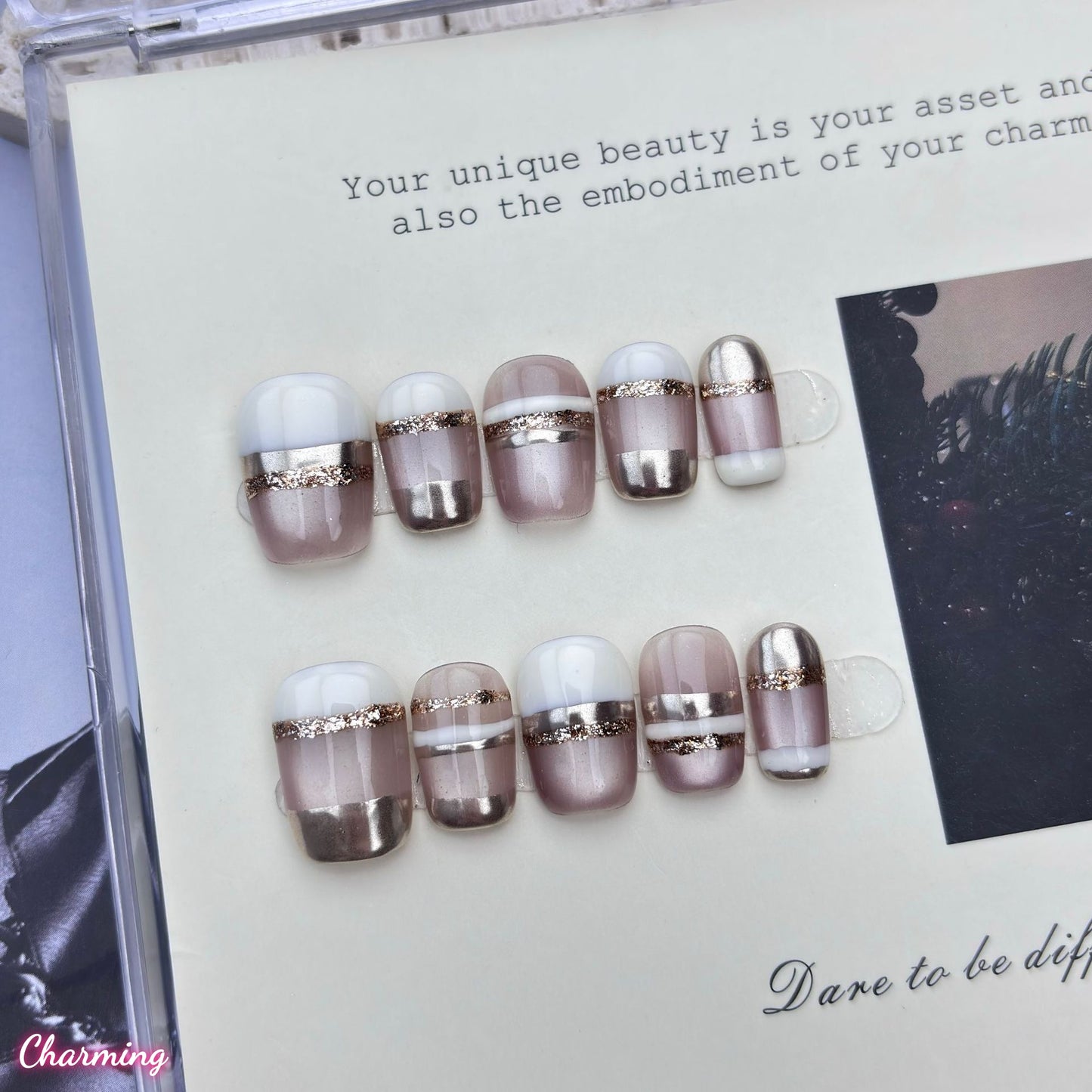 Spatial Lines / Handmade Nails