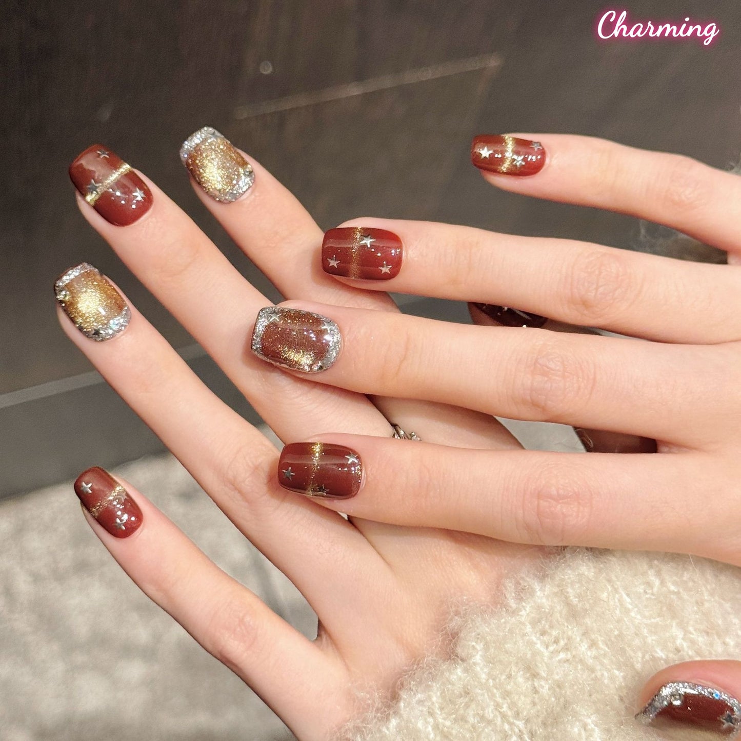 Iridescent / Handmade Nails