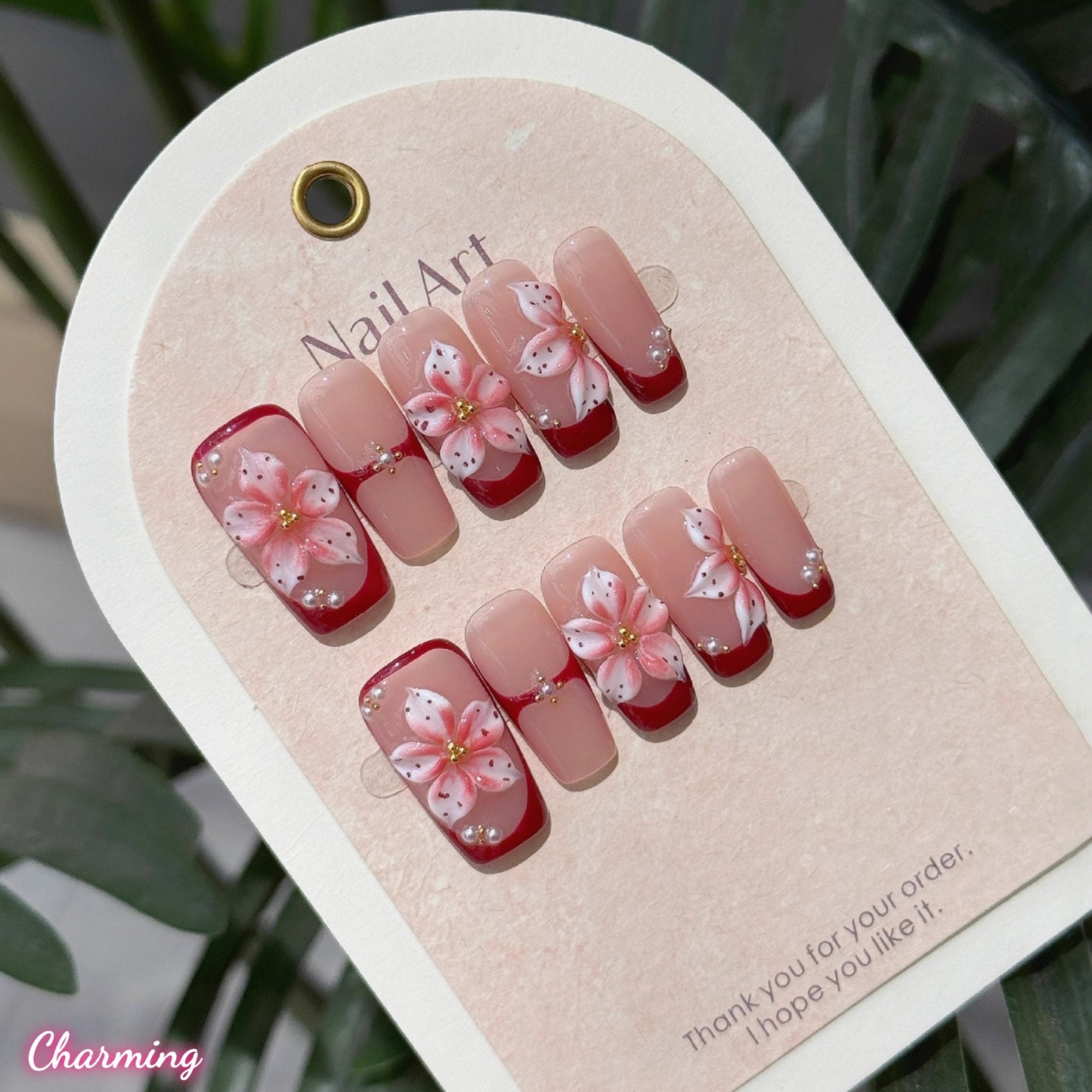 Blossom Bliss / Handmade Nails
