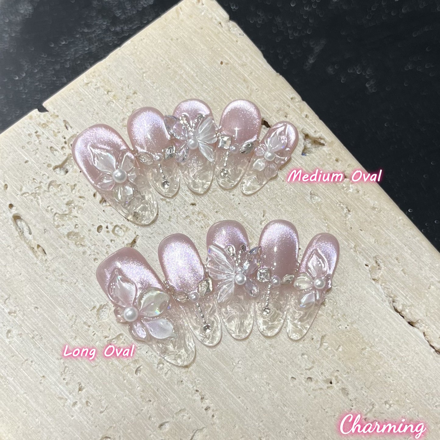 Aqua Flora  / Handmade Nails