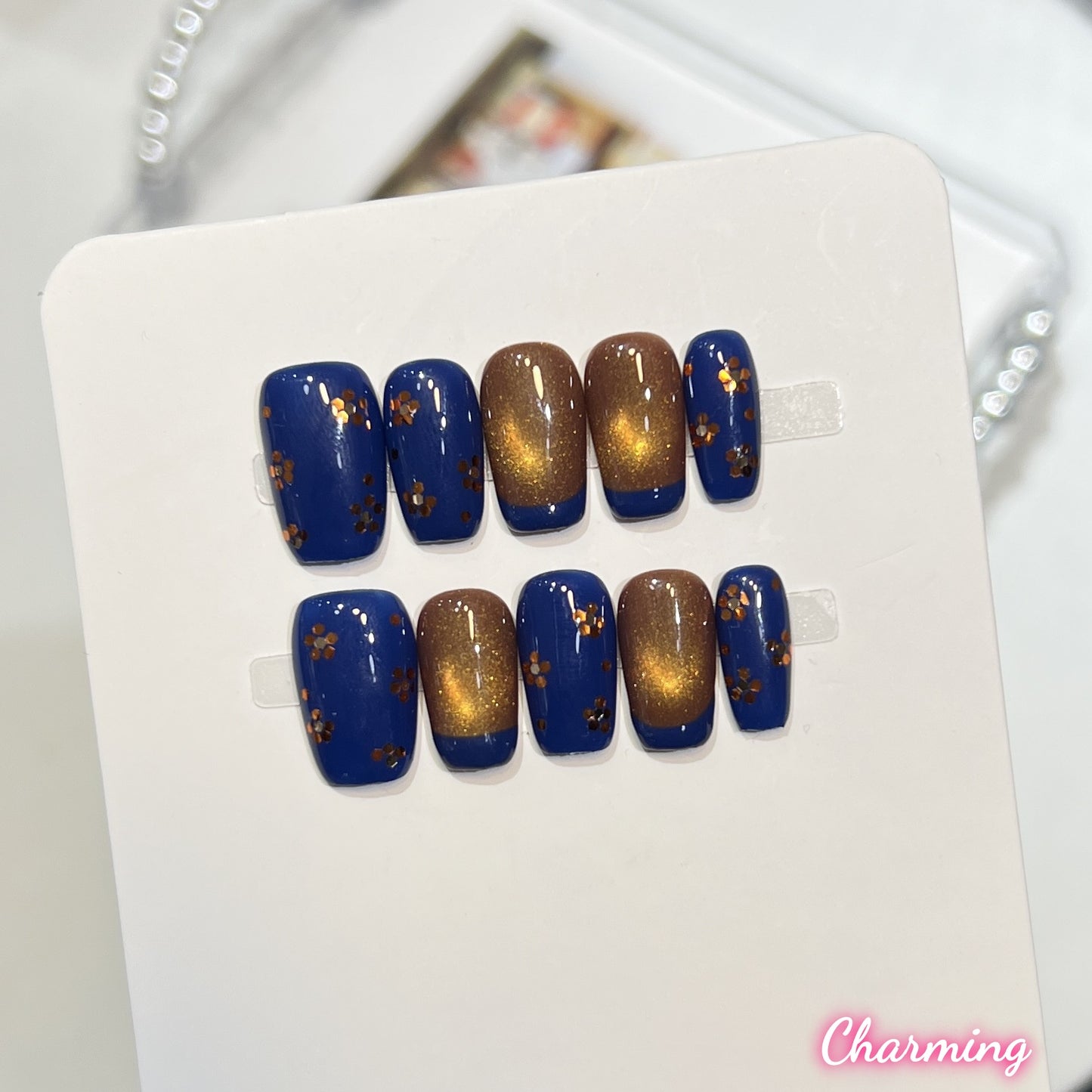 Duskgold Sylph / Handmade Nails