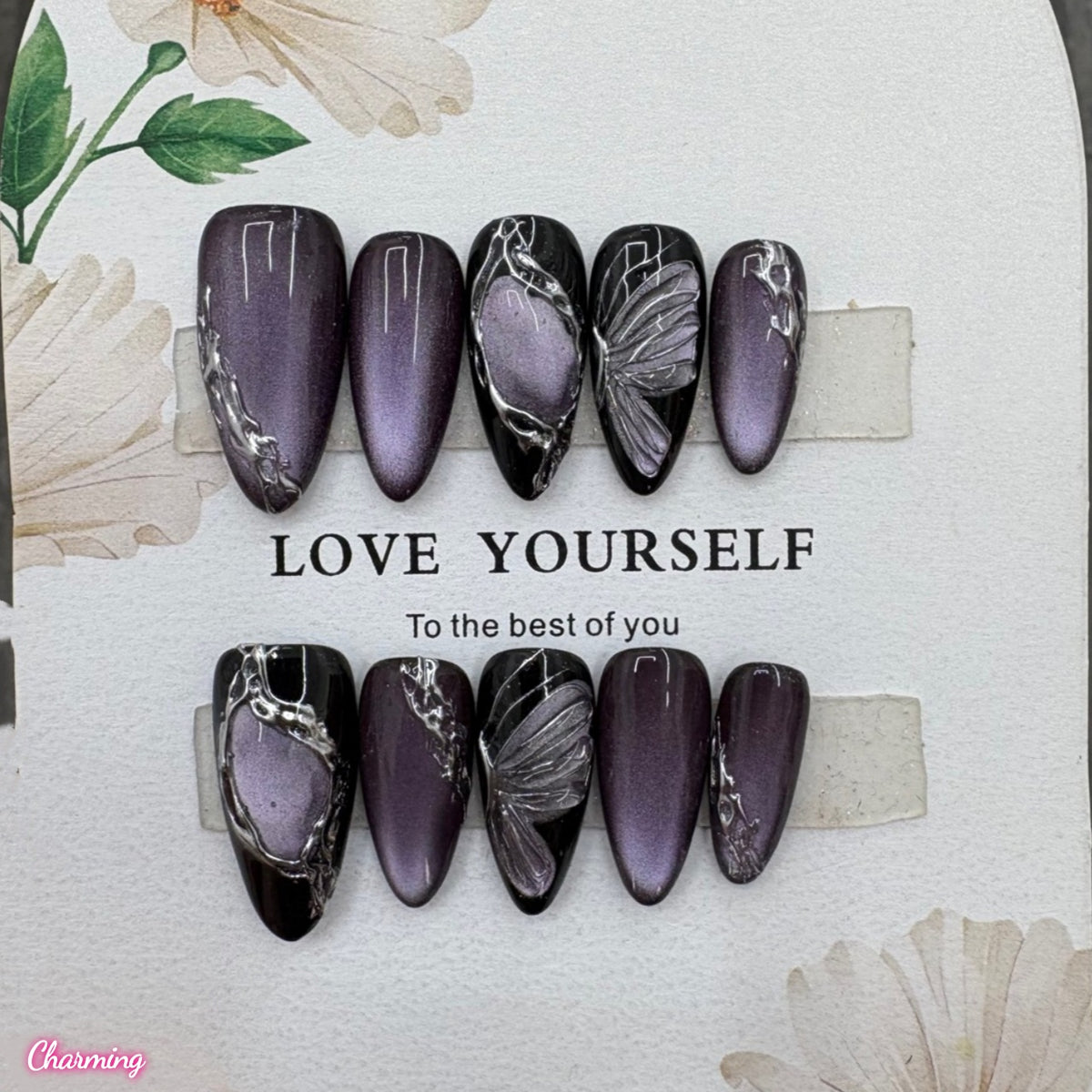Witchy Butterfly / Handmade Nailsems