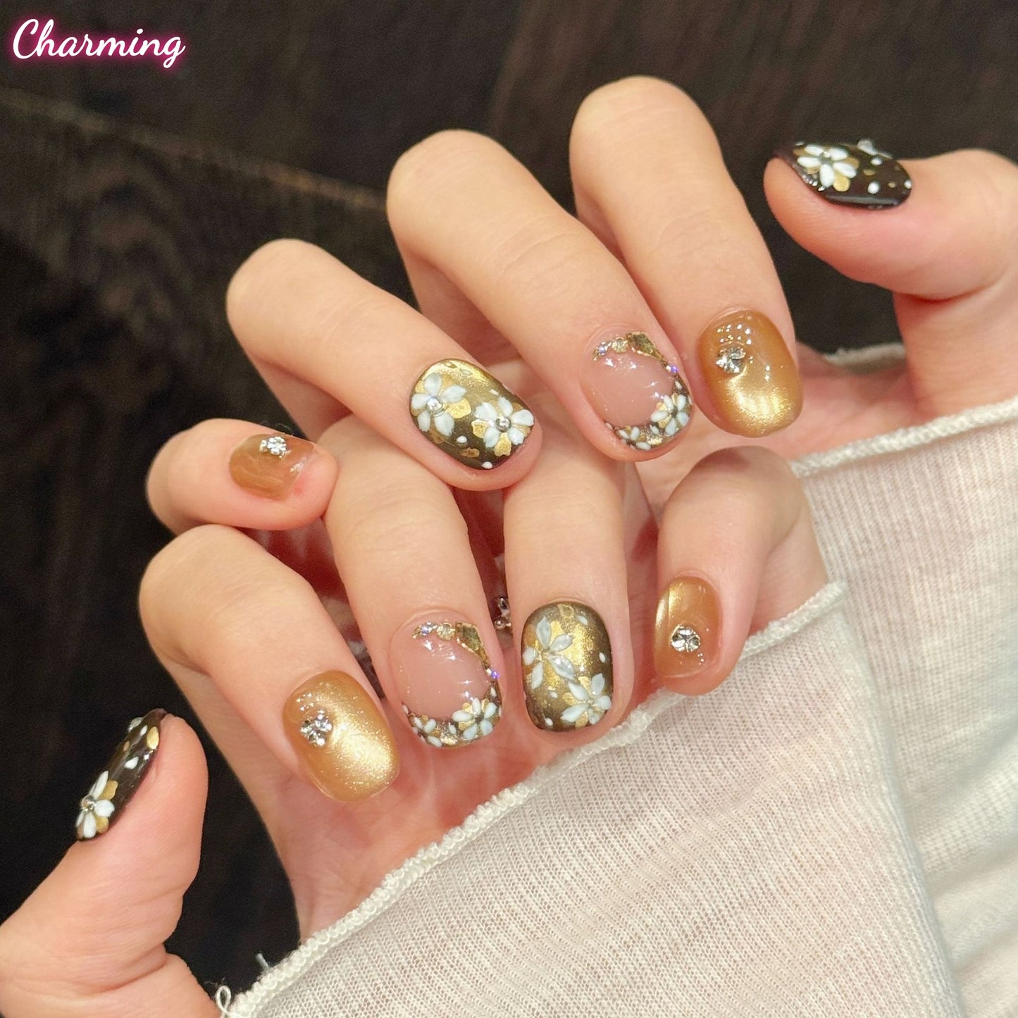 Aureate Bloom / Handmade Nails