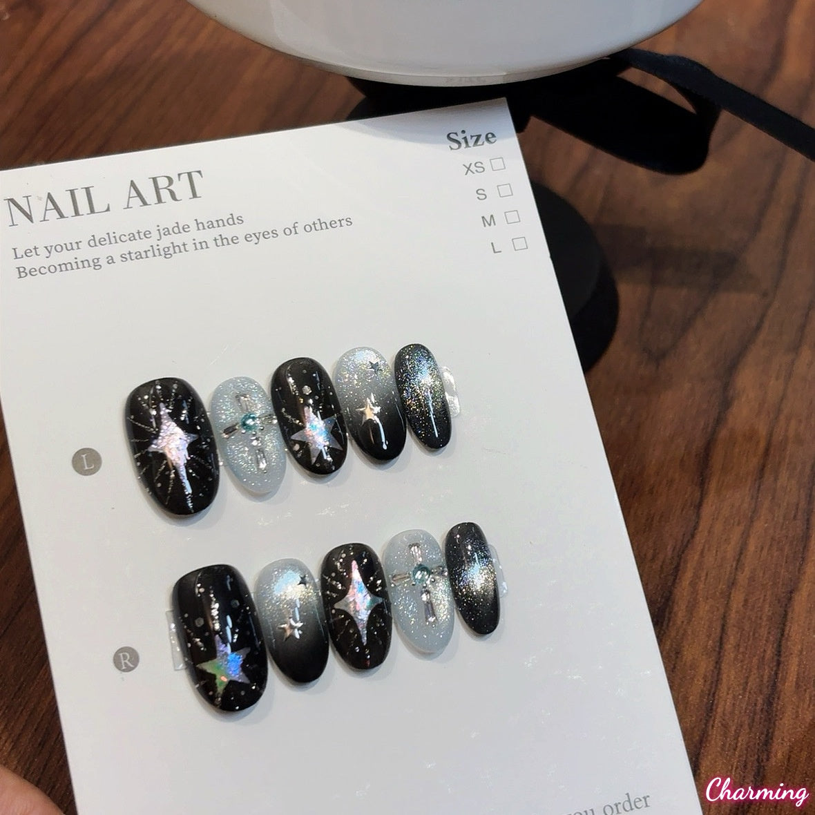 Stardust Dipper / Handmade Nails