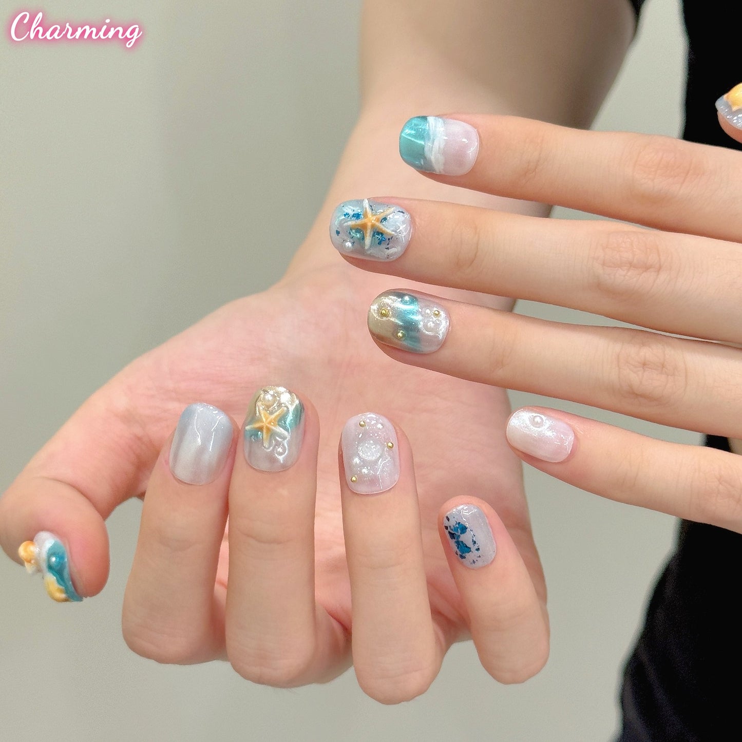 Aphrodite’s Shell/ Handmade Nails