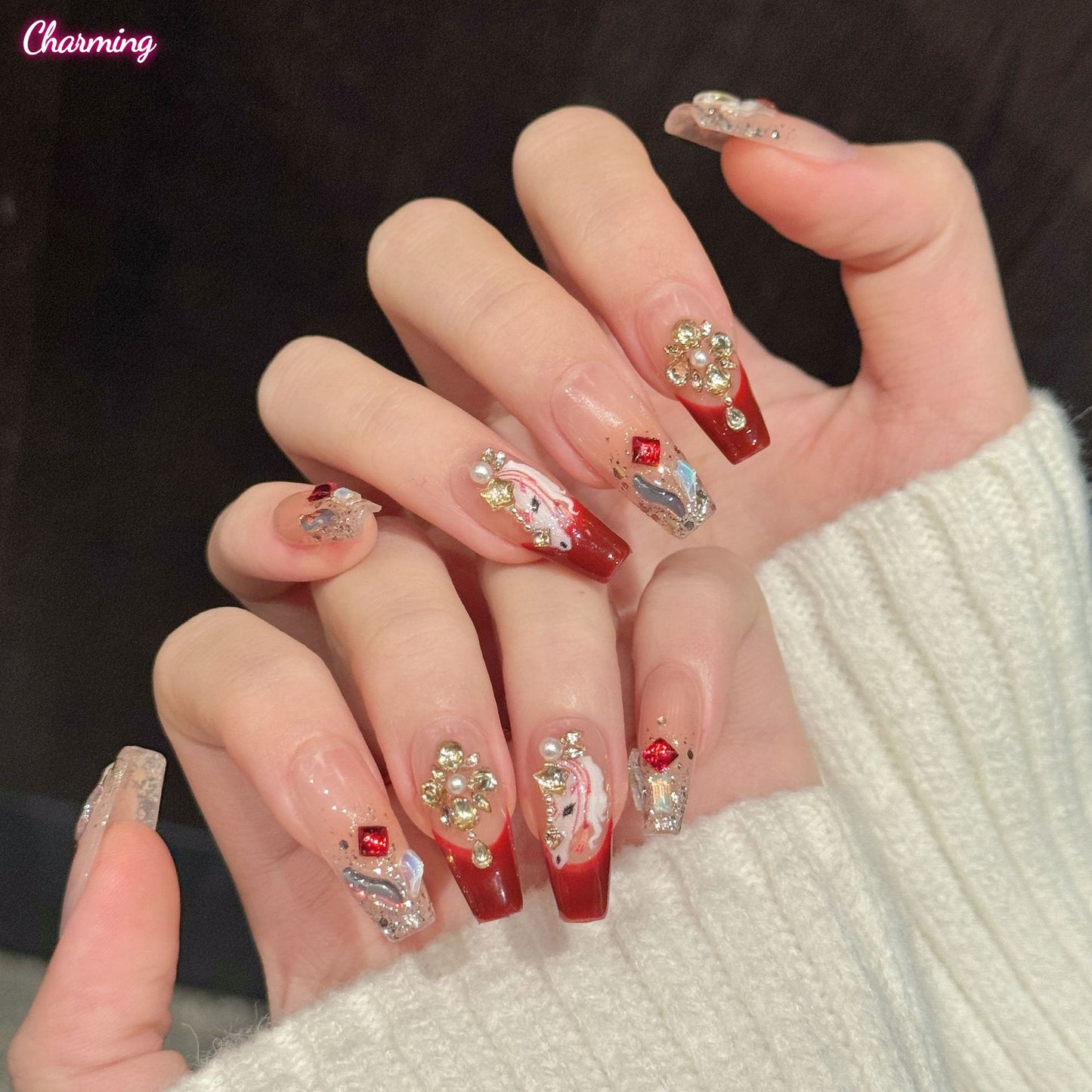 Unicorn's Breath  / Handmade Nails