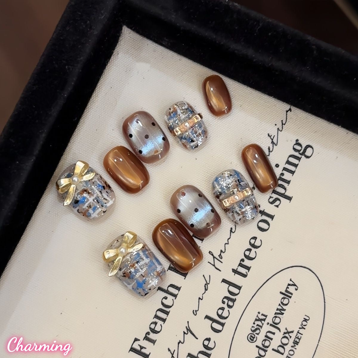 Gilded Caramel / Handmade Nails