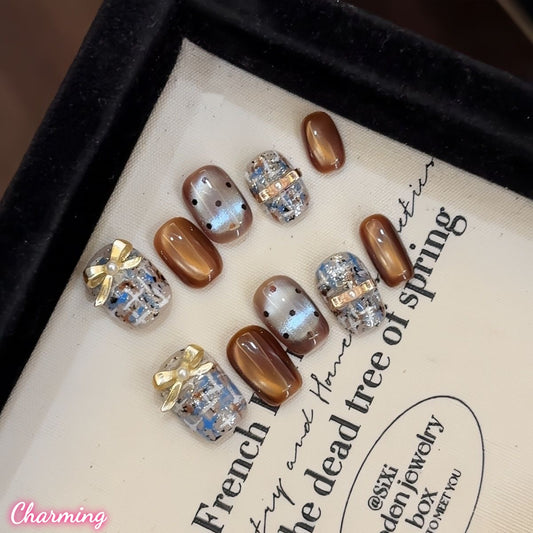 Gilded Caramel / Handmade Nails