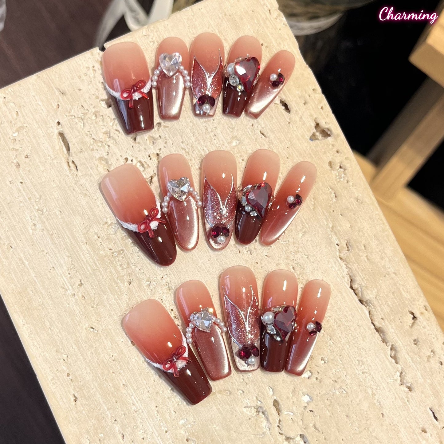 Temptation Crystal / Handmade Nails