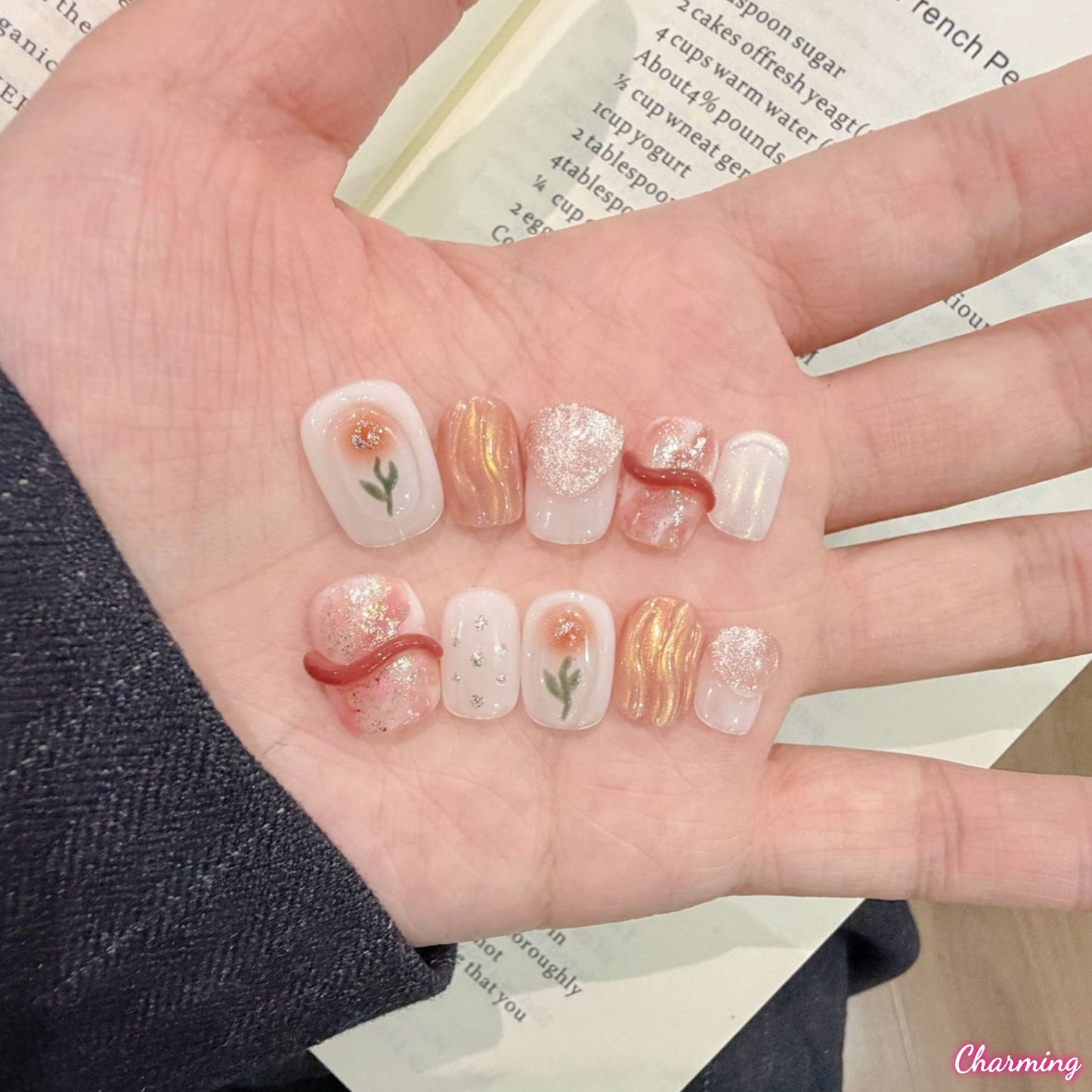 Tulip Wish / Handmade Nails