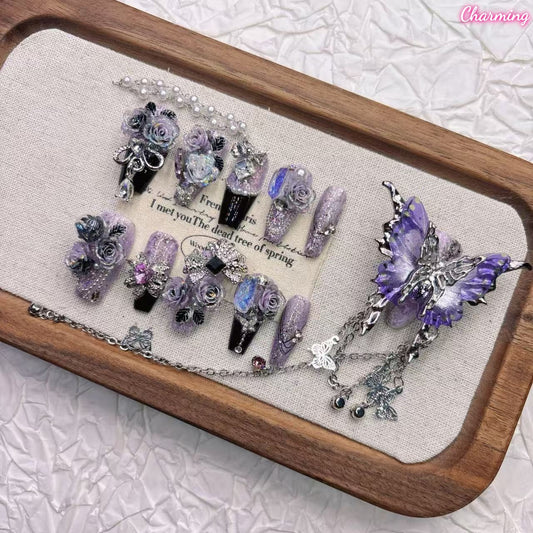Dreamwing（11 Pcs） / Handmade Nails