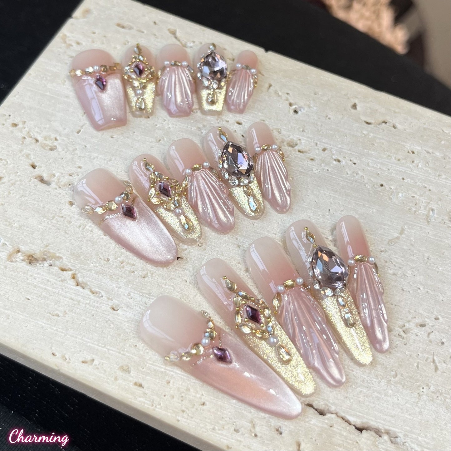 Opulent Gleam / Handmade Nails