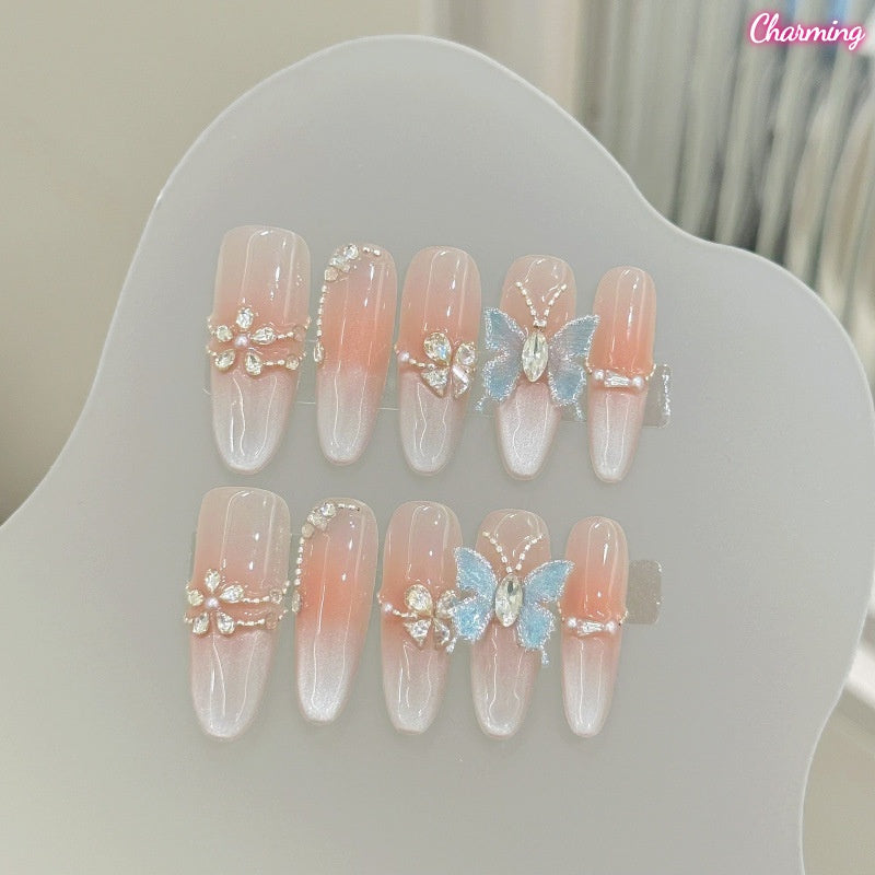 Silent Dawn Wing / Handmade Nailsems