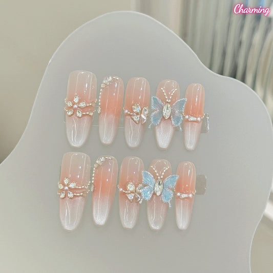 Silent Dawn Wing / Handmade Nailsems