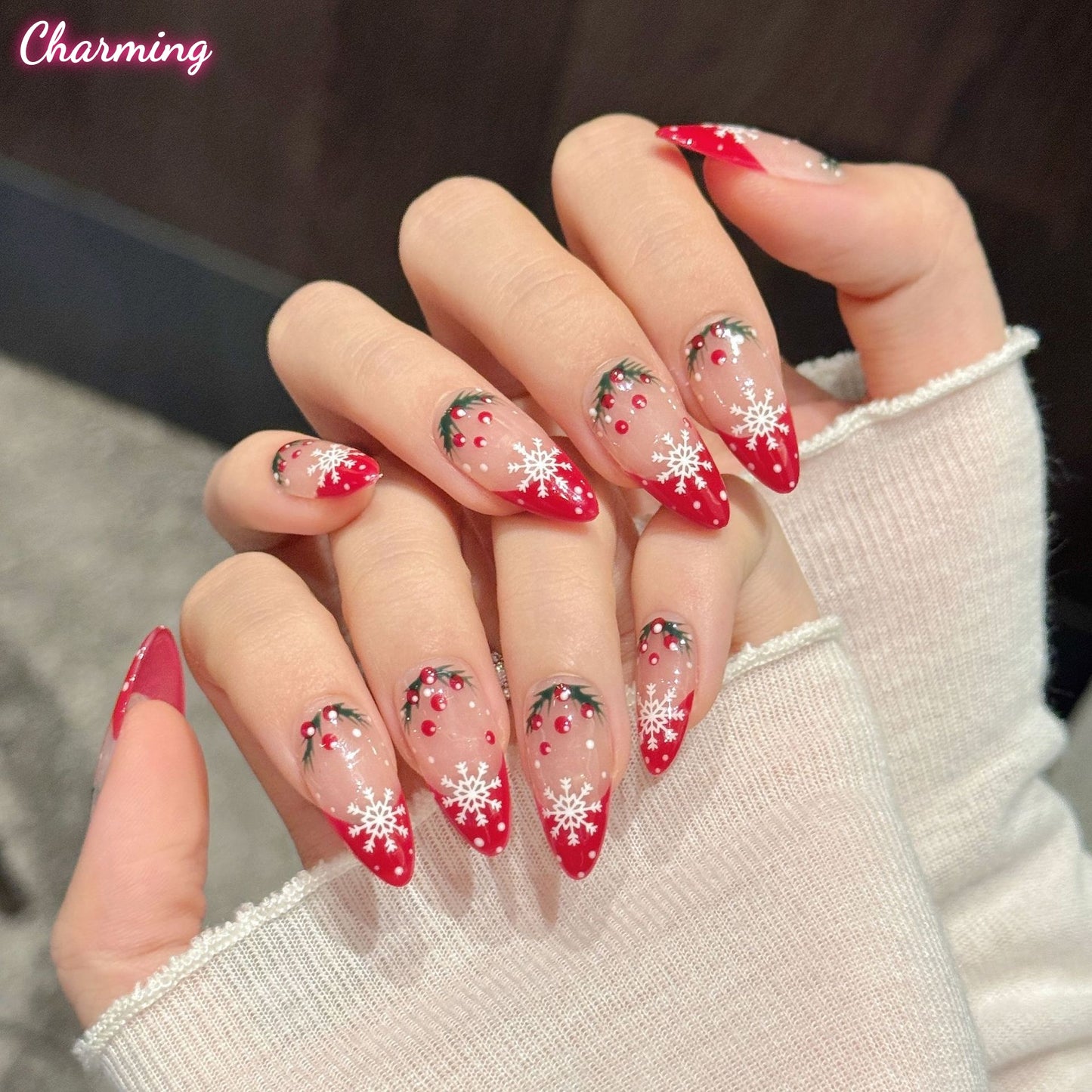 Berry Tip / Handmade Nails