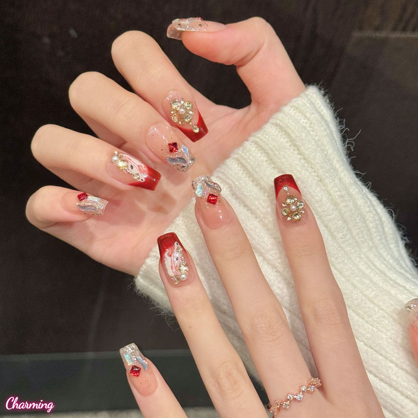 Unicorn's Breath  / Handmade Nails