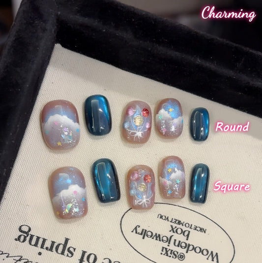Celestial Dreams / Handmade Nails