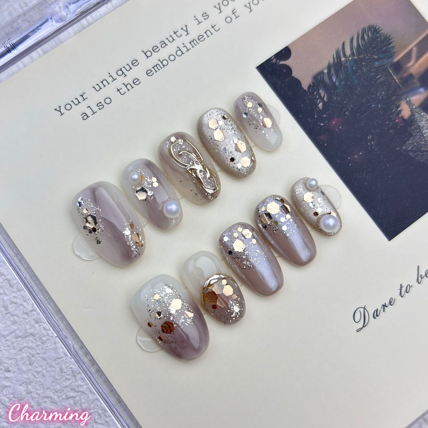 Opulent Orbit / Handmade Nails