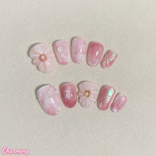 Glimmer Flora  / Handmade Nails