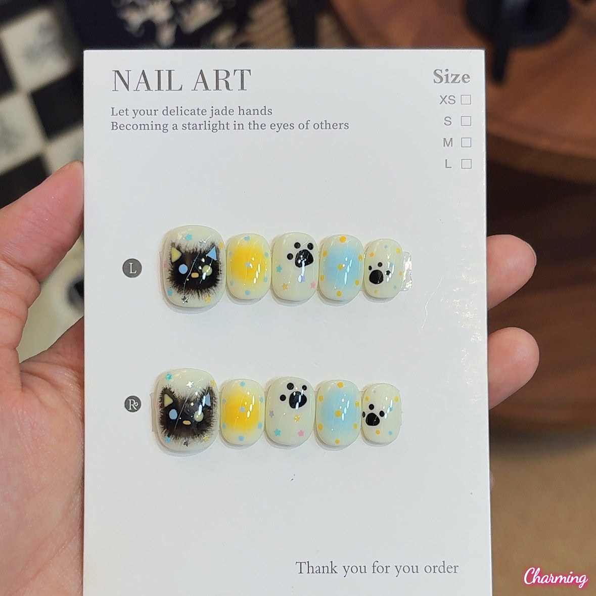 Bedhead Kitty / Handmade Nails