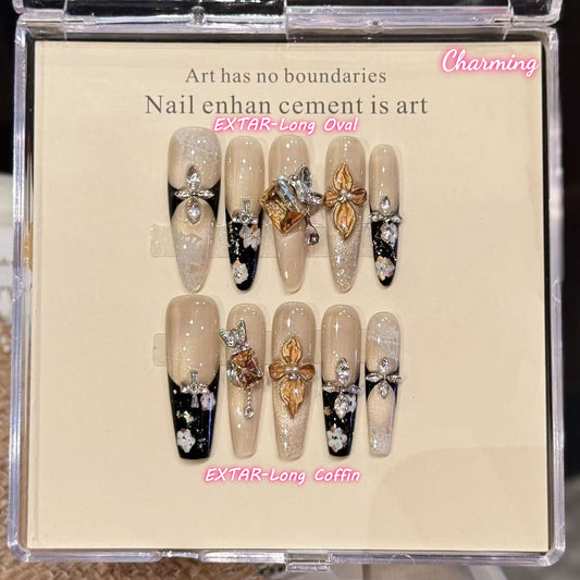 Sumptuous Bloom / Handmade Nails