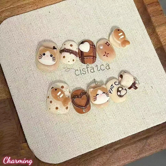 Kitten / Handmade Nails