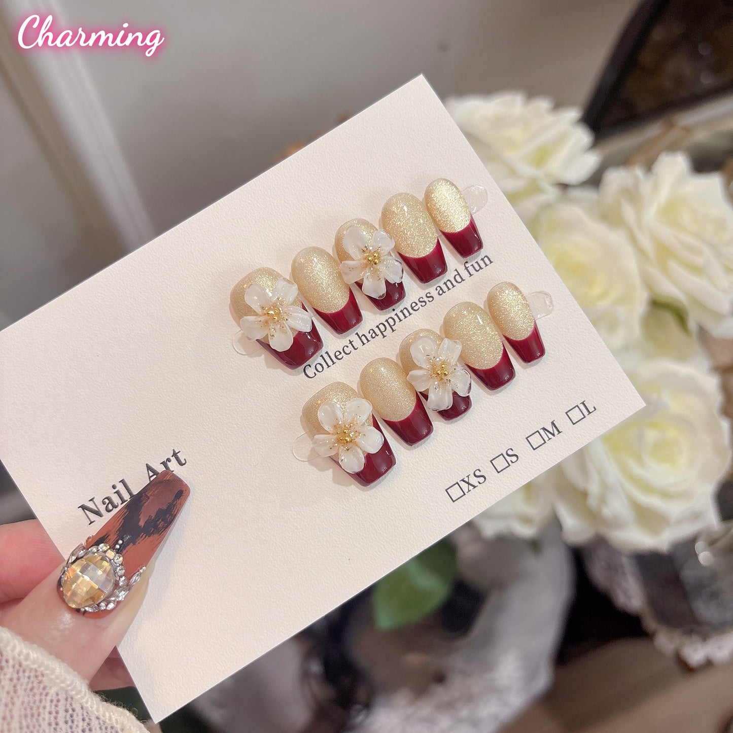 Carmen’s Bouquet  / Handmade Nails
