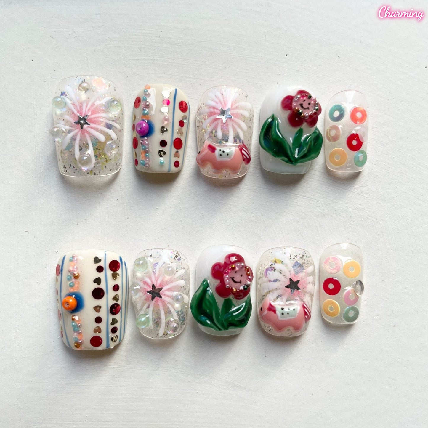 Pre-order Cuteness / Handmade Nailsems