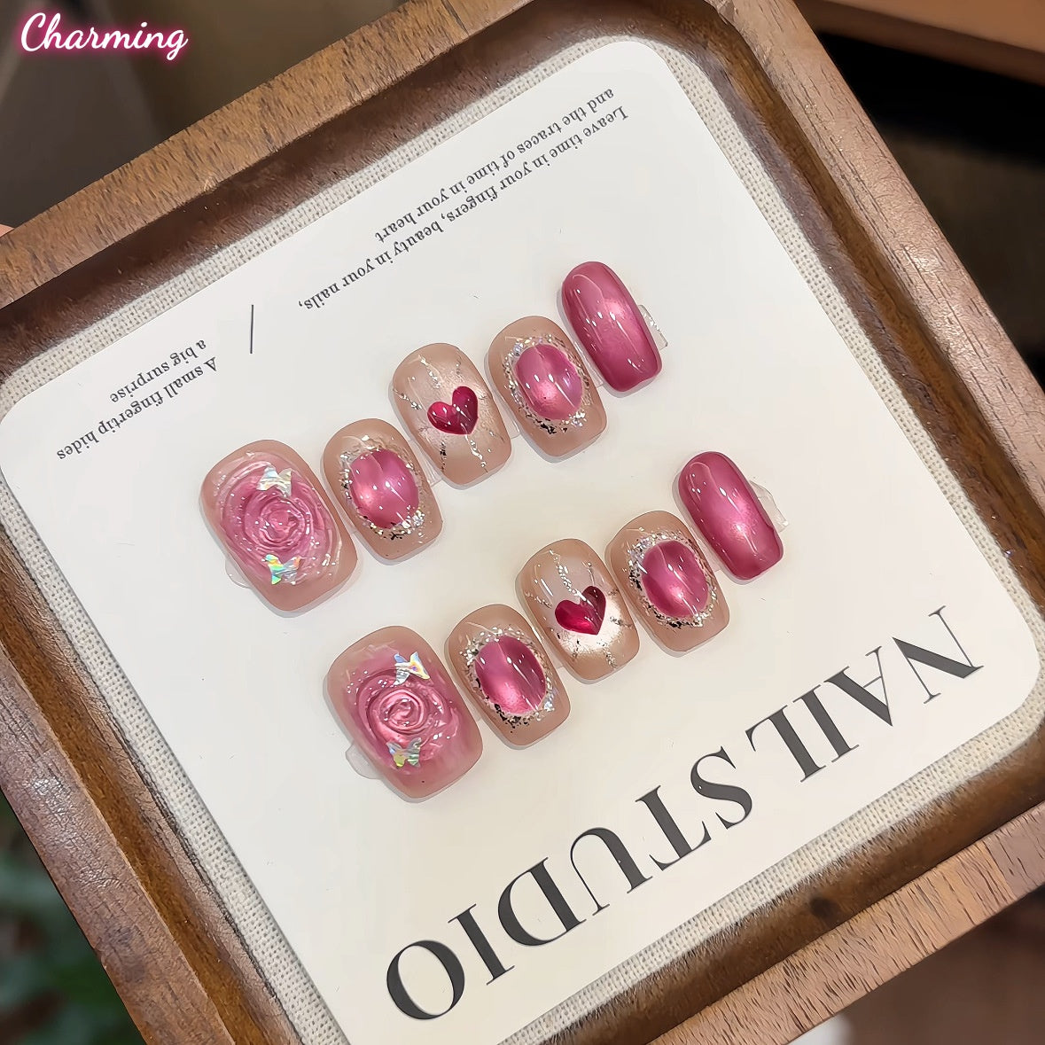 Sweet Swirl / Handmade Nails