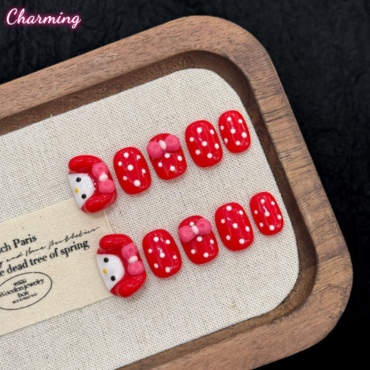 Cute Melo / Handmade Nails