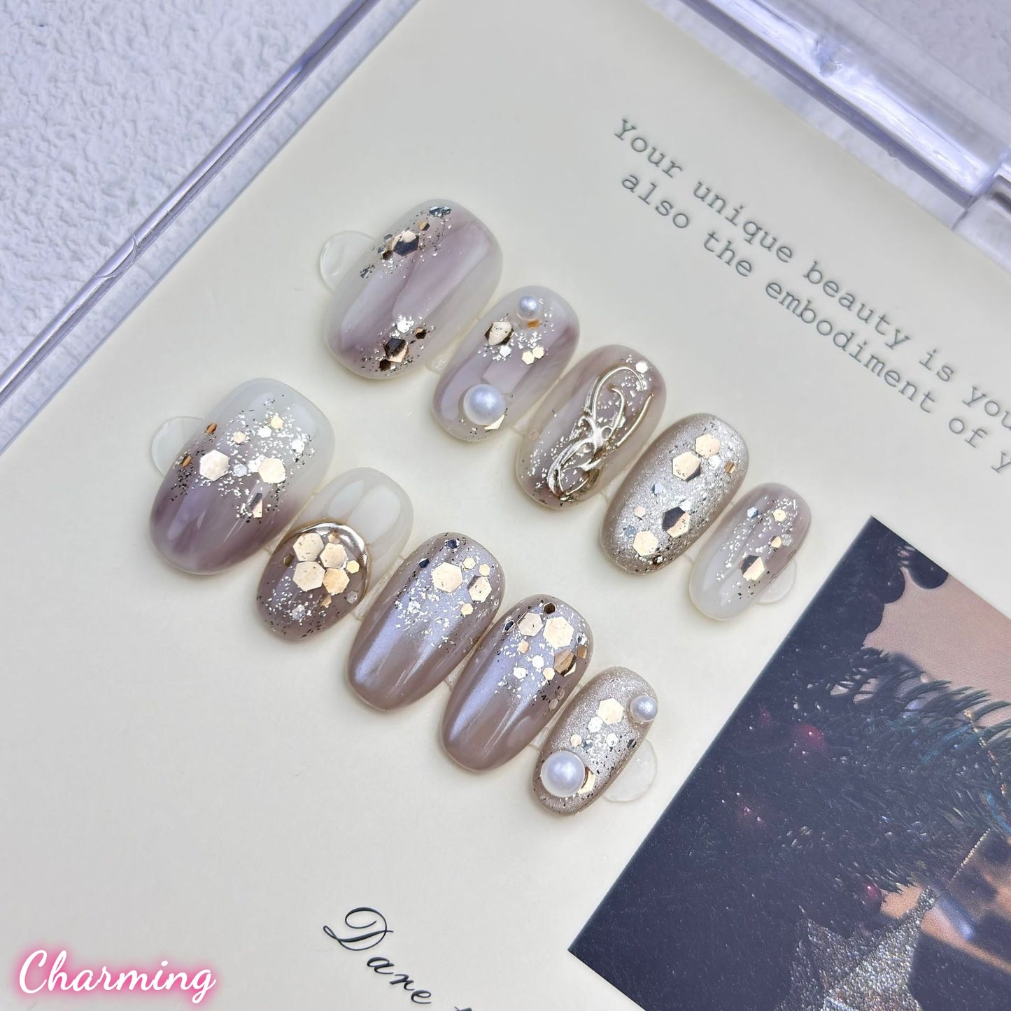 Opulent Orbit / Handmade Nails