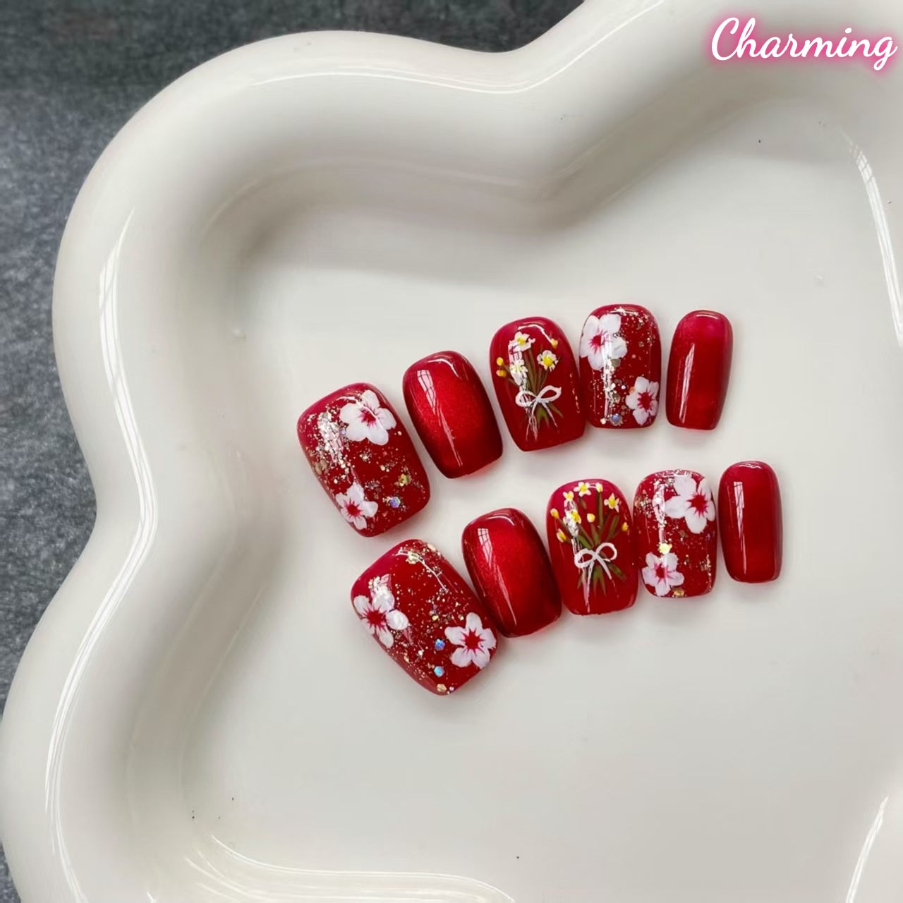 Blossom Spark  / Handmade Nails