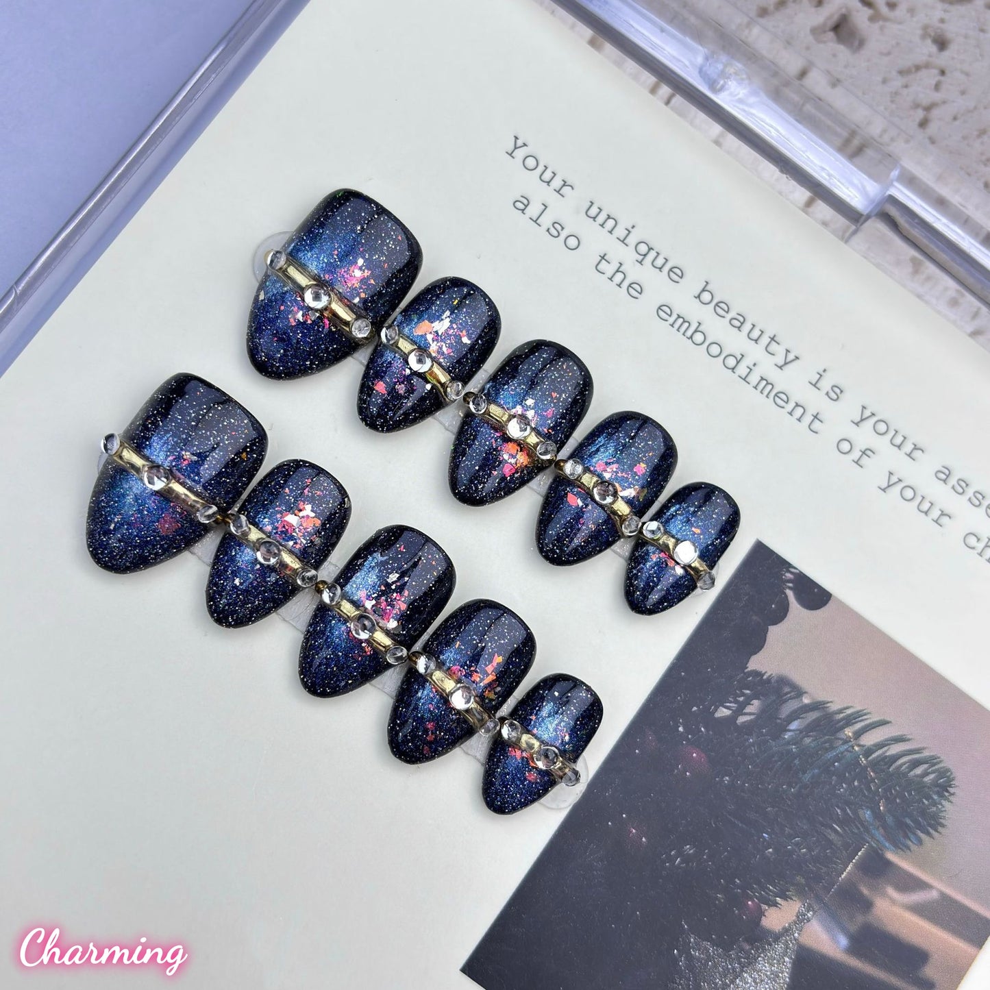 Phantom Nebula / Handmade Nails
