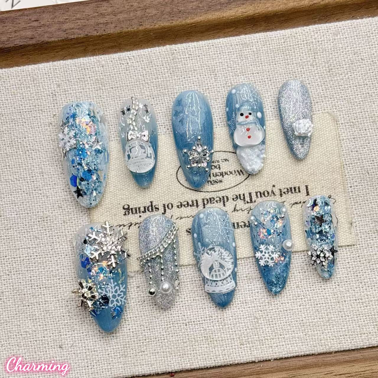 Winter’s Whimsy / Handmade Nails