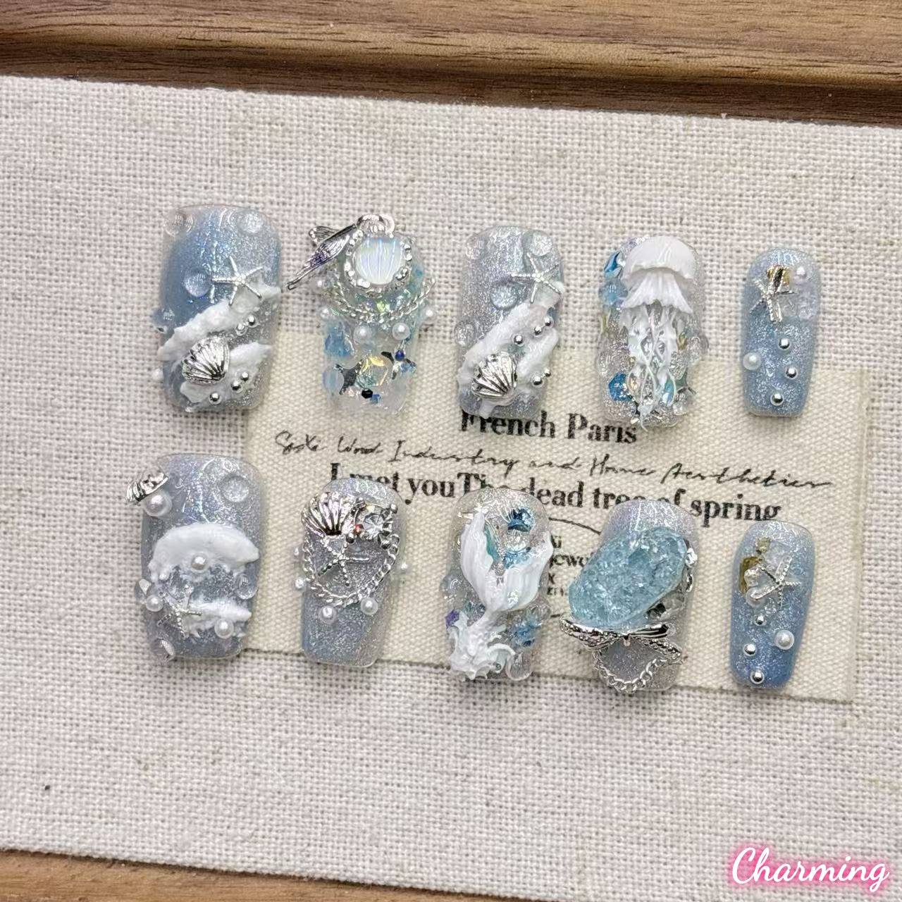 Mermaid / Handmade Nails