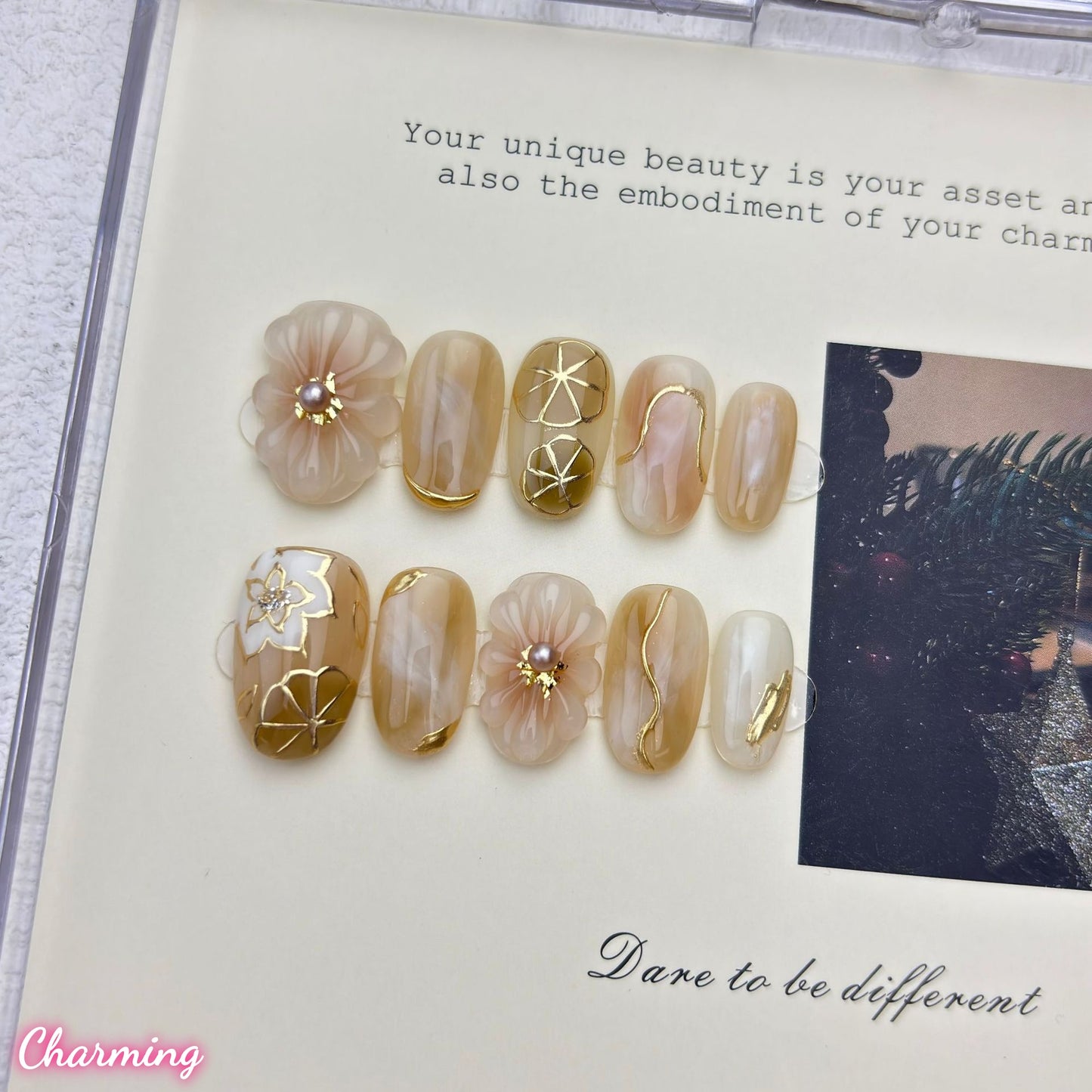 Charm of Romance / Handmade Nails