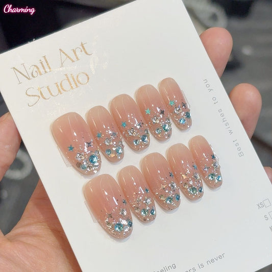 Crystal Glow / Handmade Nails