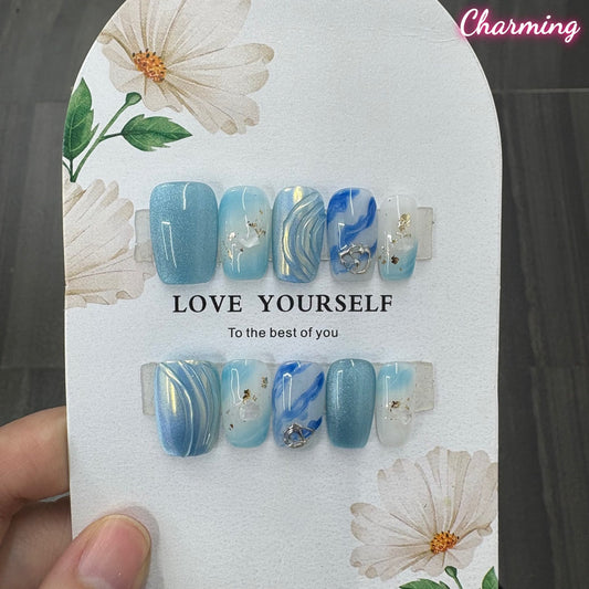 Hush of the Wave / Handmade Nails