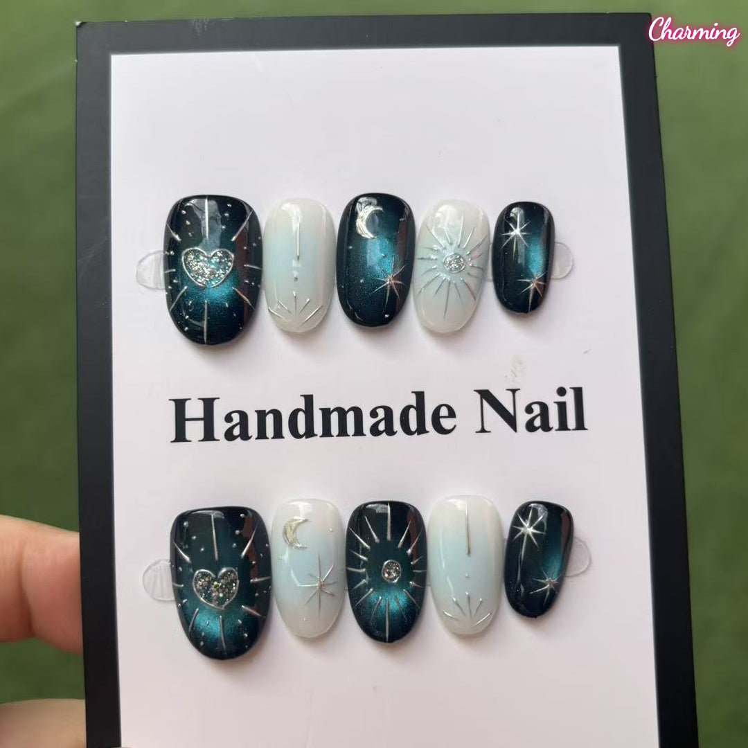 Constellations of the Deep / Handmade Nails