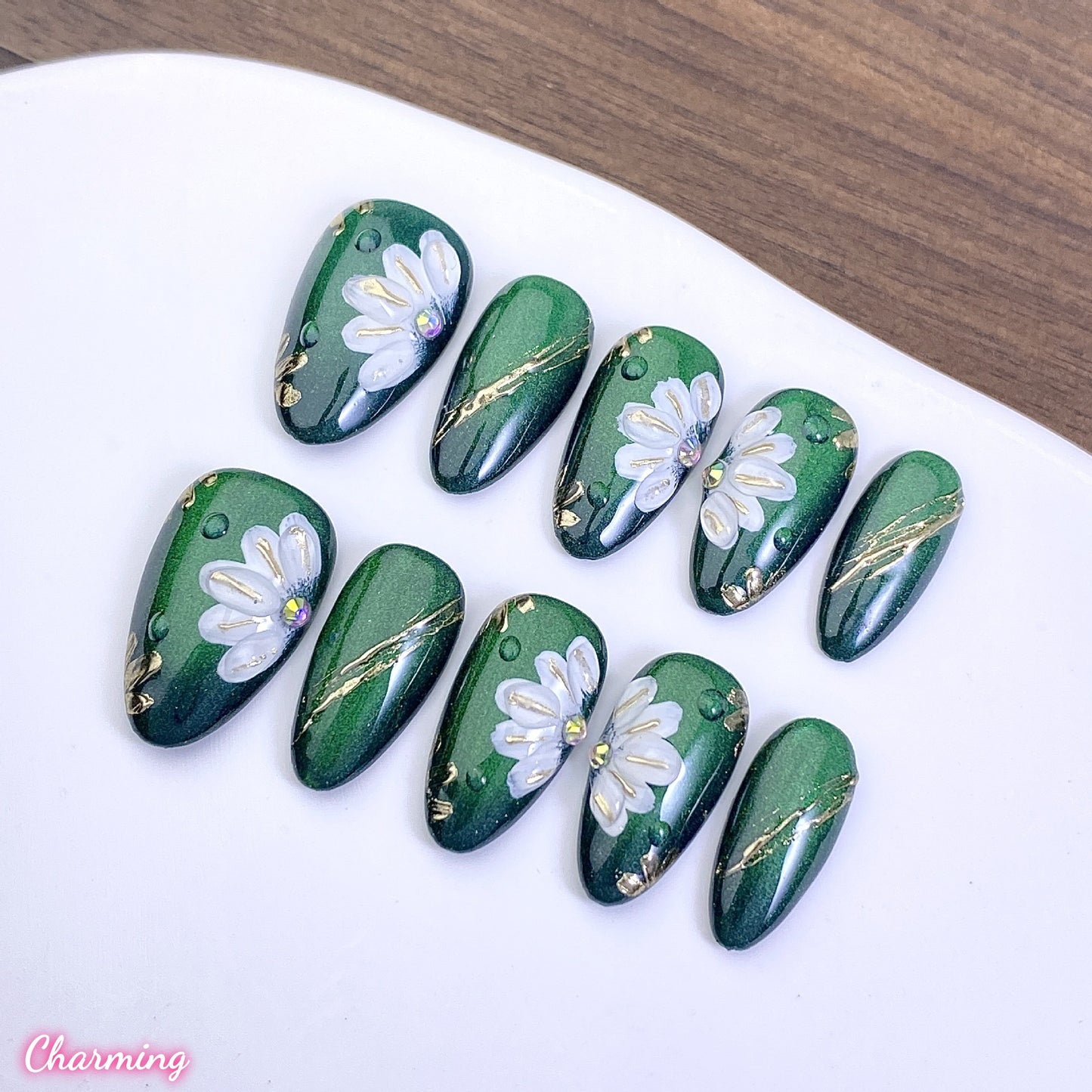 Light Through Leaves / Handmade Nails