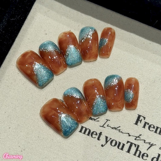 Twilight Flame / Handmade Nails
