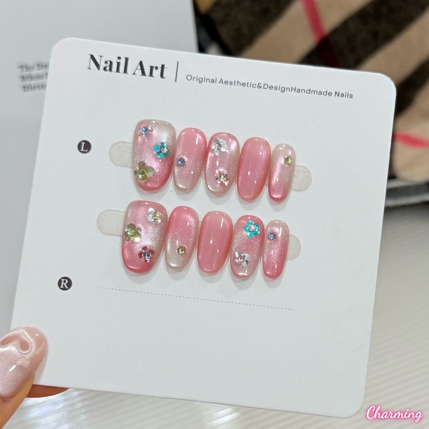 Pastel Aura / Handmade Nails