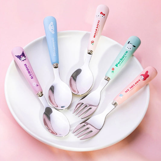 Cute rice spoon and fork